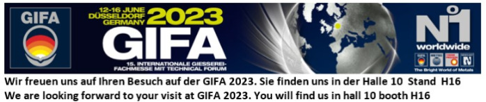 GIFA 2023  12. -16.Juni 23