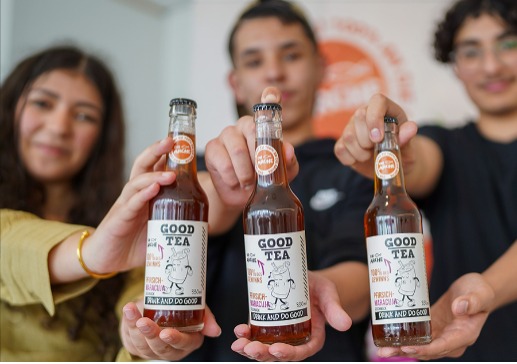 Good Tea: Kids from Die Arche launch their own beverage