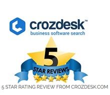 5 STAR RATING REVIEW FROM CROZDESK.COM