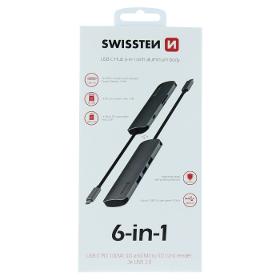 SWISSTEN USB-C HUB 6-IN-1