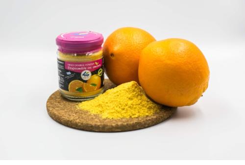 Ελληνικό αποξηραμένο πορτοκάλι σε σκόνη χωρίς ζάχαρη