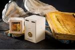 Ξύλινες συκευασίες με μέλι από αγριοβότανα & θυμάρι